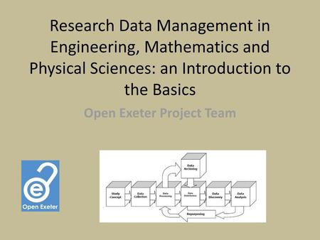 Open Exeter Project Team