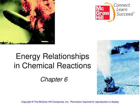 Energy Relationships in Chemical Reactions