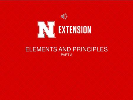 Elements and Principles part 2
