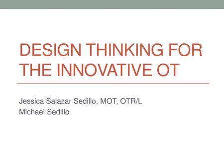 Design Thinking for the innovative OT