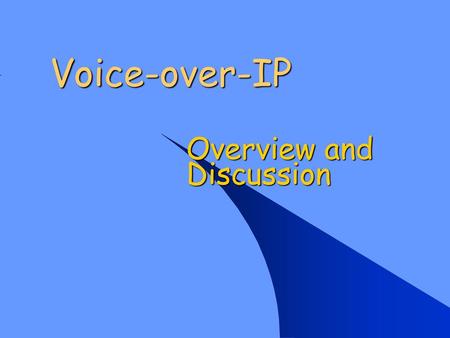 Protocols and the TCP/IP Suite Overview and Discussion