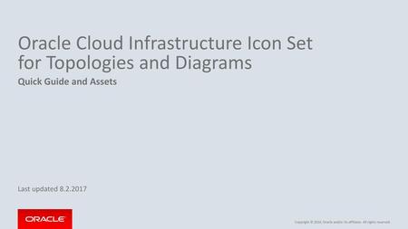 Oracle Cloud Infrastructure Icon Set for Topologies and Diagrams