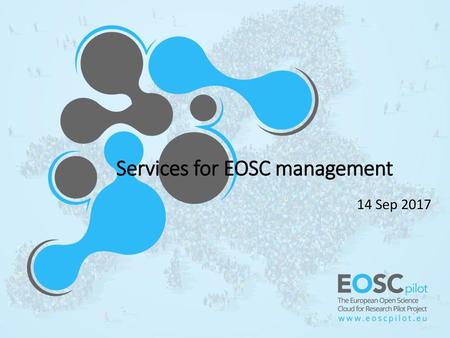 Services for EOSC management