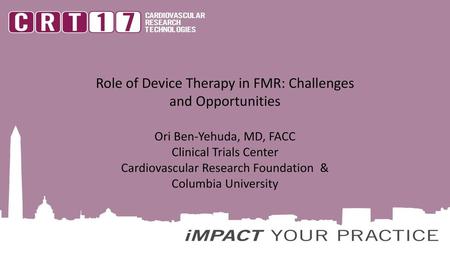 Role of Device Therapy in FMR: Challenges and Opportunities