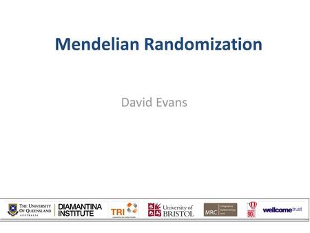 Mendelian Randomization