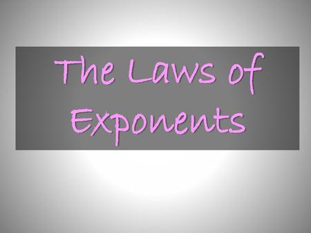 The Laws of Exponents Animated floating petals (Difficult)