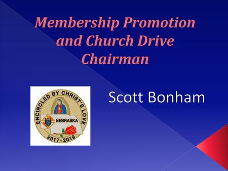 Membership Promotion and Church Drive Chairman