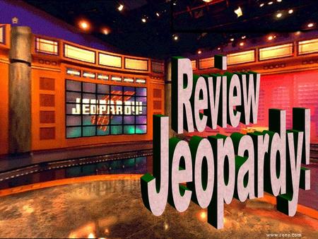 Review Jeopardy!.