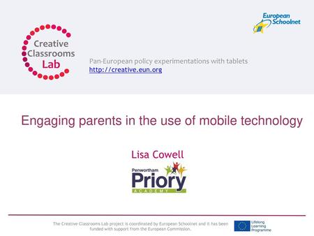 Engaging parents in the use of mobile technology