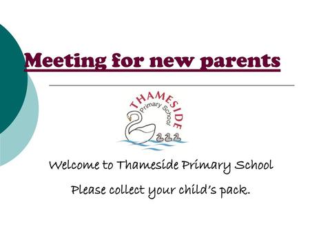 Meeting for new parents