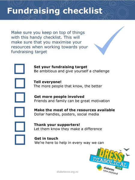 Fundraising checklist