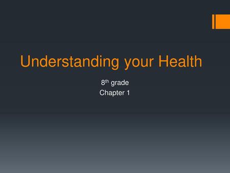 Understanding your Health
