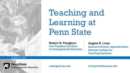 Teaching and Learning at Penn State