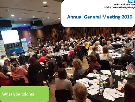 Annual General Meeting 2016