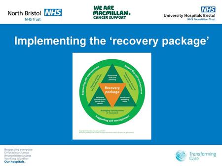 Implementing the ‘recovery package’