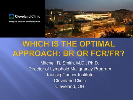 Which is the optimal approach: BR or FCR/FR?