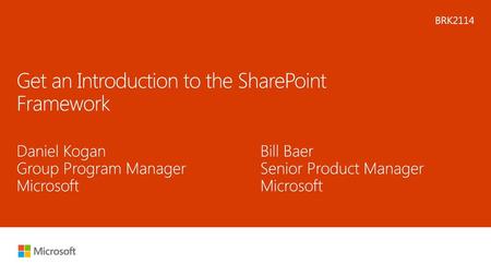 Get an Introduction to the SharePoint Framework