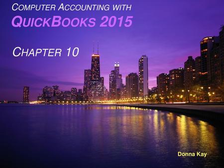 Computer Accounting with QuickBooks 2015