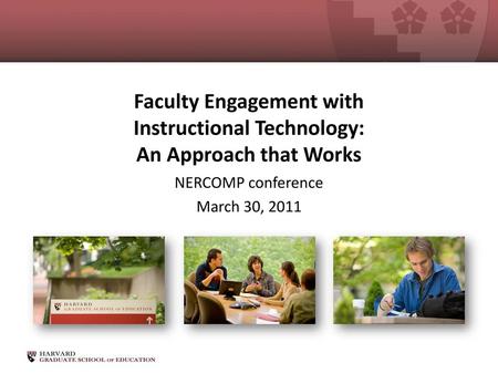 NERCOMP conference March 30, 2011