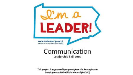 Communication Leadership Skill Area