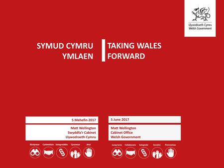 TAKING WALES FORWARD Symud Cymru Ymlaen 5 Mehefin June 2017
