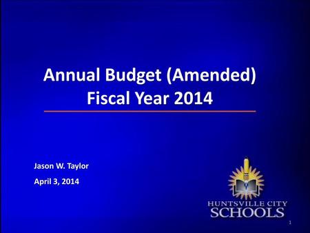Annual Budget (Amended)