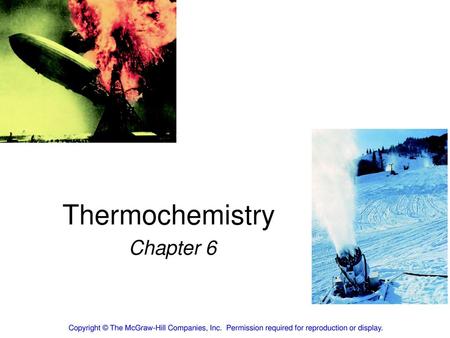 Thermochemistry Chapter 6
