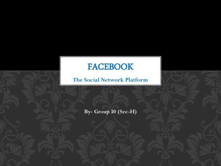 The Social Network Platform