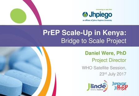 PrEP Scale-Up in Kenya: Bridge to Scale Project