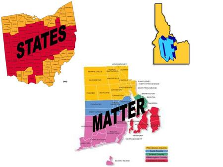 STATES OF MATTER.