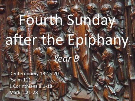 Fourth Sunday after the Epiphany