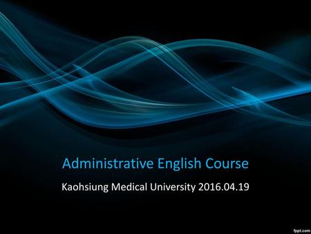 Administrative English Course