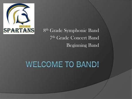 8th Grade Symphonic Band 7th Grade Concert Band Beginning Band