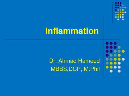 Dr. Ahmad Hameed MBBS,DCP, M.Phil