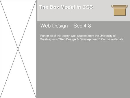 The Box Model in CSS Web Design – Sec 4-8