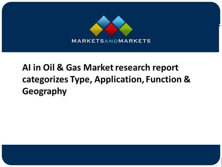 AI in Oil & Gas Market research report categorizes Type, Application, Function & Geography.