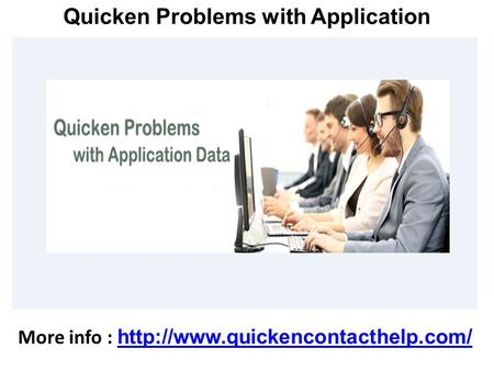 Quicken Problems with Application
