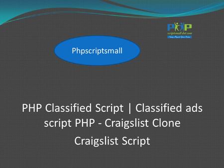 PHP Classified Script | Classified ads script PHP - Craigslist Clone Craigslist Script Phpscriptsmall.