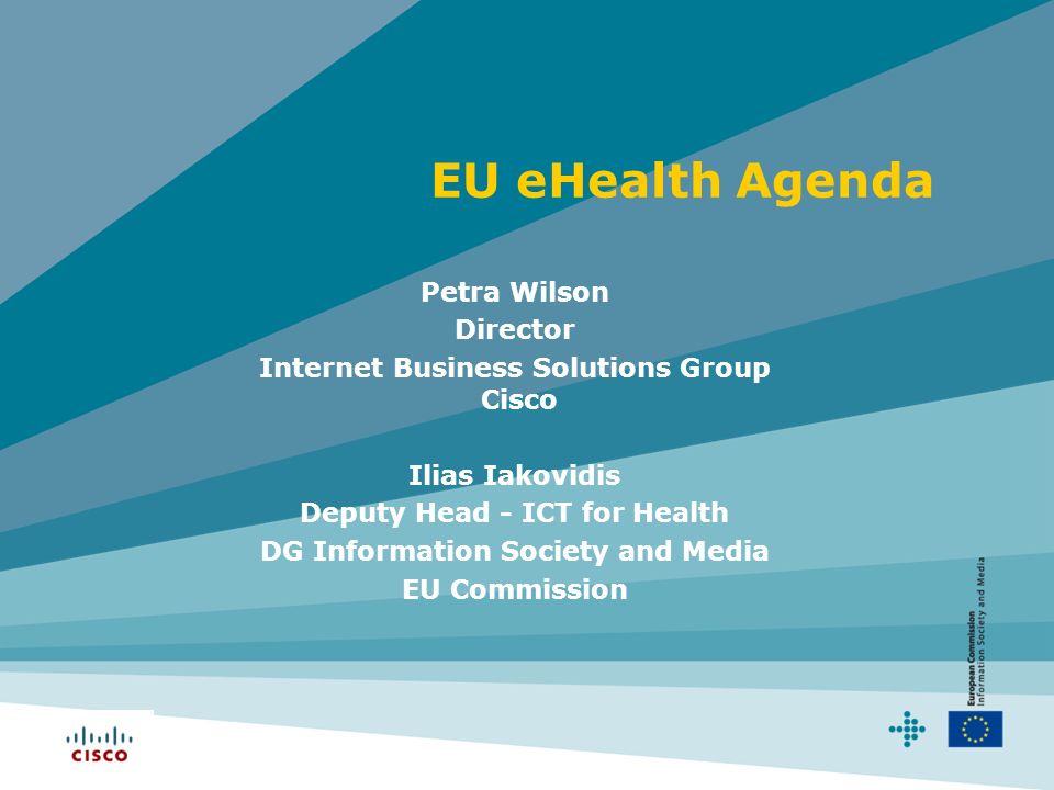 Eu Ehealth Agenda Petra Wilson Director Ppt Download