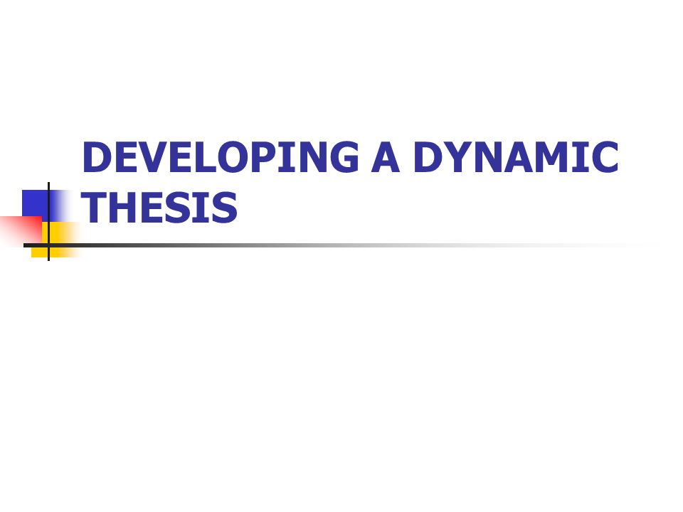 Unveiling the Art of Crafting a Dynamic Thesis Statement