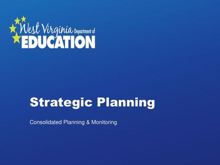 Consolidated Planning & Monitoring