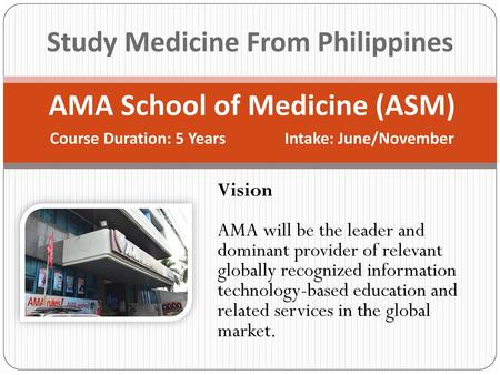 Study Medicine From Philippines