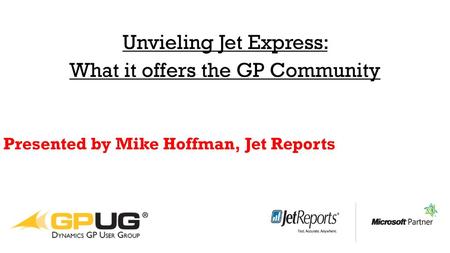 Unvieling Jet Express: What it offers the GP Community