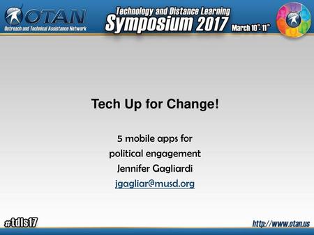 Tech Up for Change! 5 mobile apps for political engagement