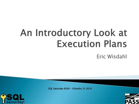 An Introductory Look at Execution Plans