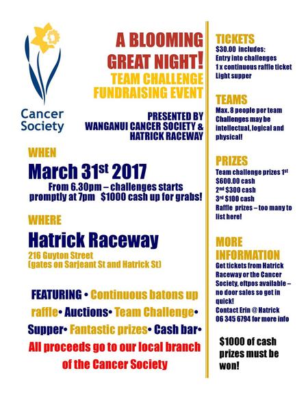 March 31st 2017 Hatrick Raceway A blooming great night!
