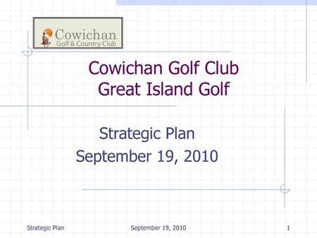Cowichan Golf Club Great Island Golf