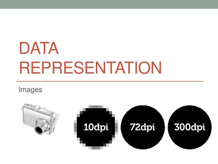 Data Representation Images.