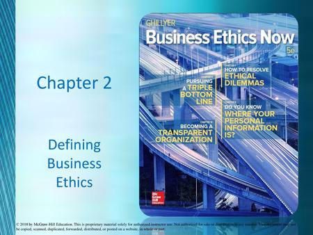 Defining Business Ethics