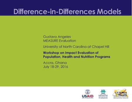 Difference-in-Differences Models